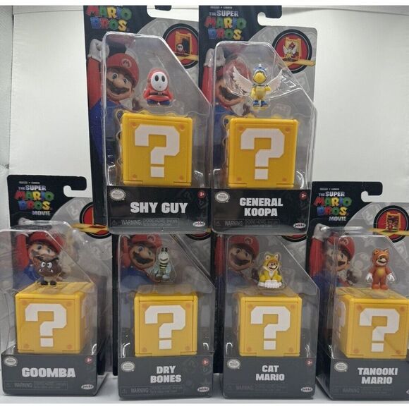 Full Set! Super Mario Bros Movie Mini Figures Jakks 2023...